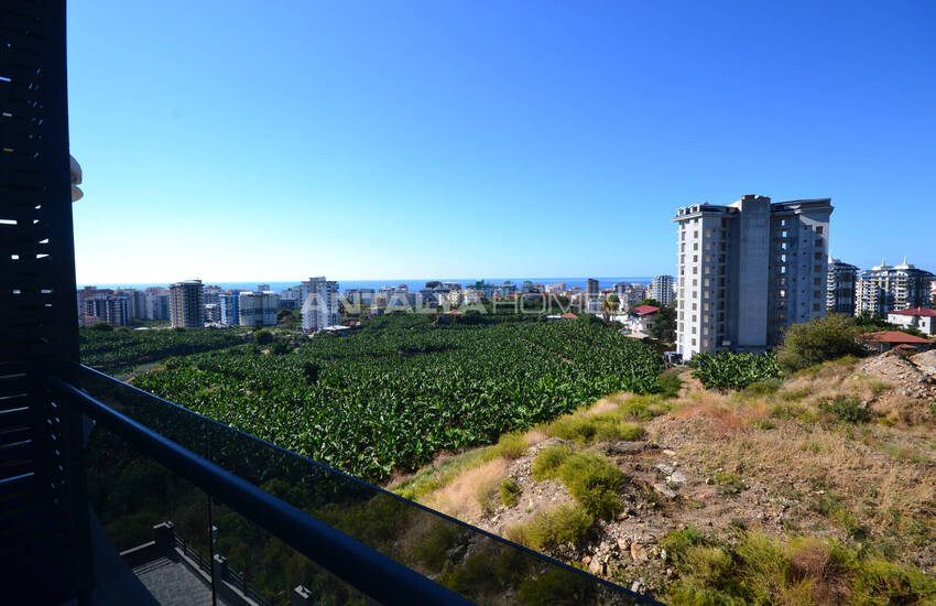 آپارتمان با دید دریا در مجتمعی در محمودلار آلانیا 45