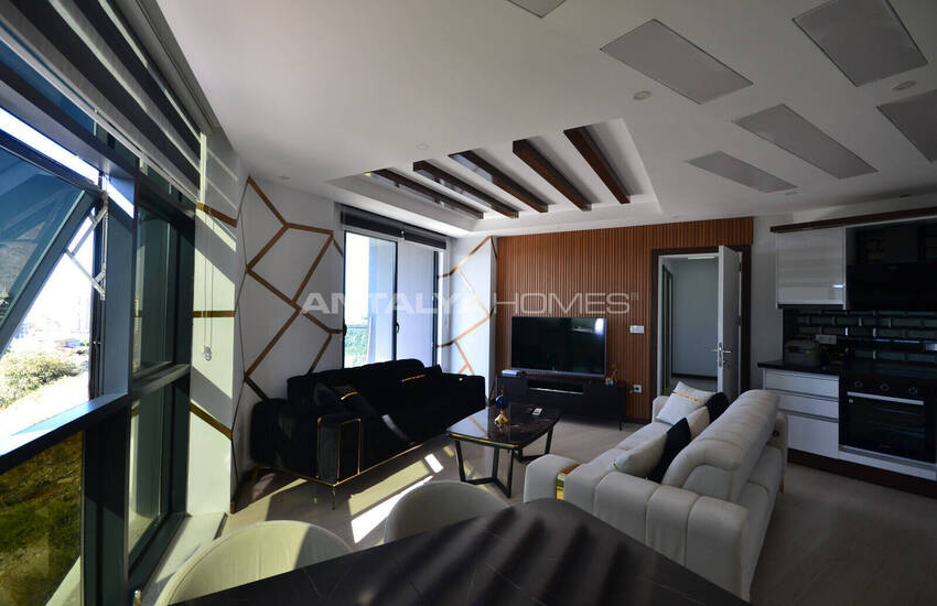 آپارتمان با دید دریا در مجتمعی در محمودلار آلانیا 25