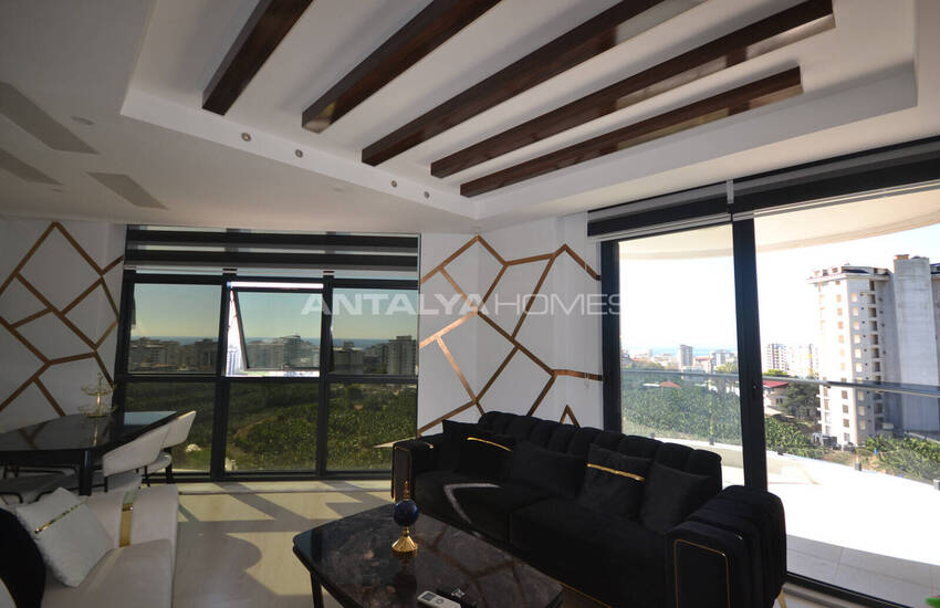 آپارتمان با دید دریا در مجتمعی در محمودلار آلانیا 27