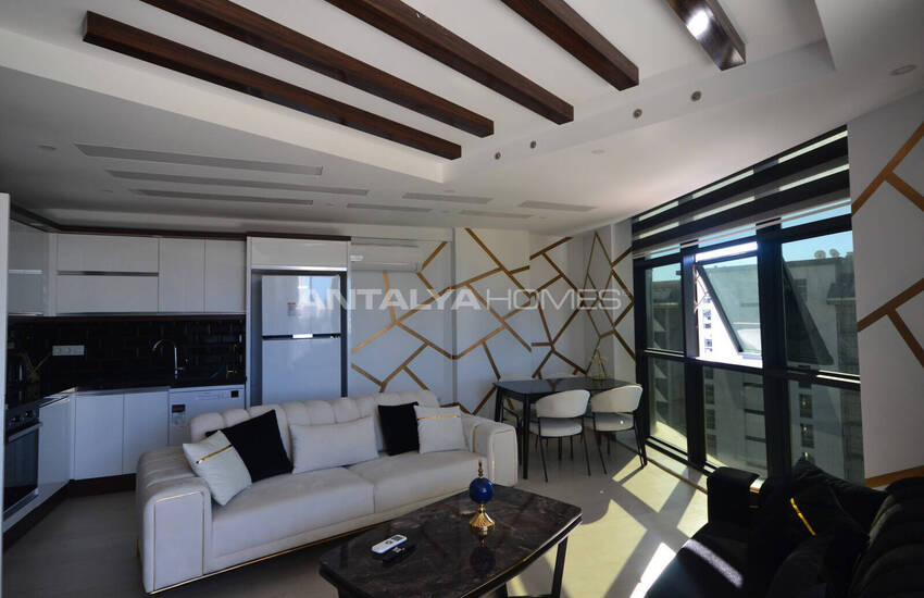 آپارتمان با دید دریا در مجتمعی در محمودلار آلانیا 26