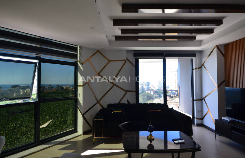 آپارتمان با دید دریا در مجتمعی در محمودلار آلانیا 28