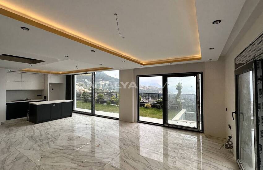 Villa Met Zeezicht In Alanya's Voorkeursgebied Tepe 3