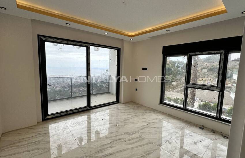 Villa Mit Meerblick In Alanya's Bevorzugter Gegend Tepe 9