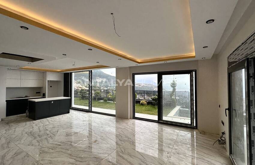 Villa Mit Meerblick In Alanya's Bevorzugter Gegend Tepe 7