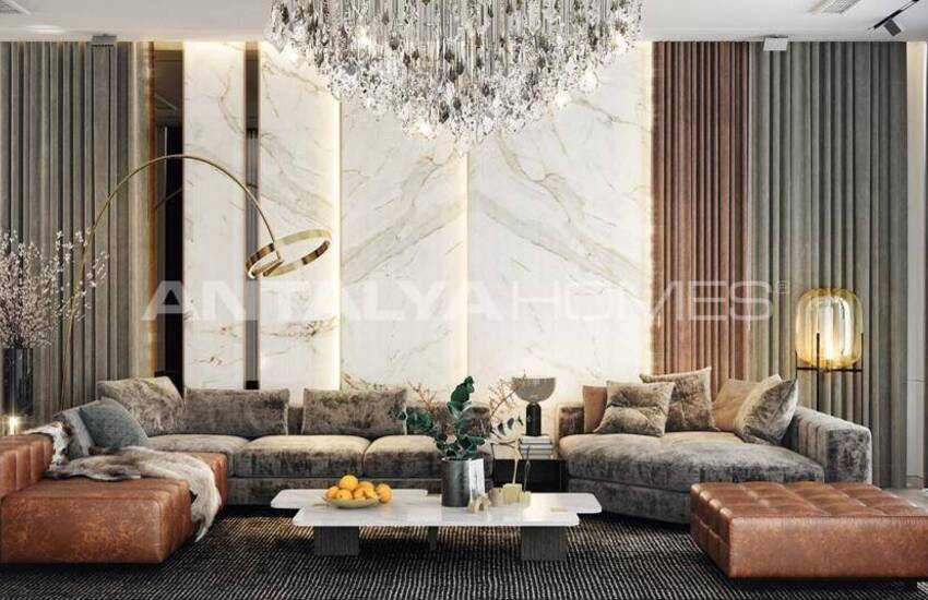 Alanya Tepe'de Özel Havuzlu Satılık Müstakil Villalar 21