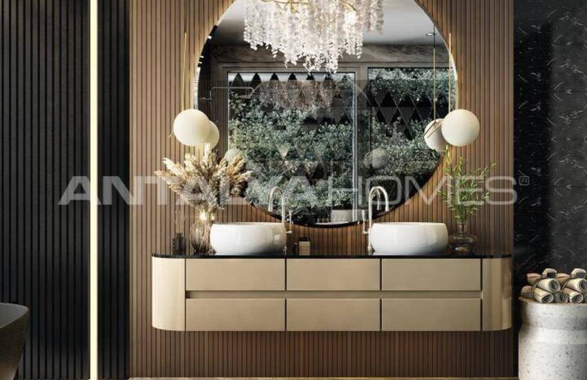 Alanya Tepe'de Özel Havuzlu Satılık Müstakil Villalar 38