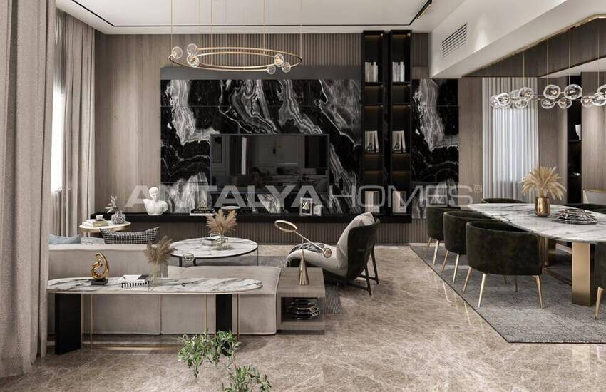 Alanya Tepe'de Özel Havuzlu Satılık Müstakil Villalar 23