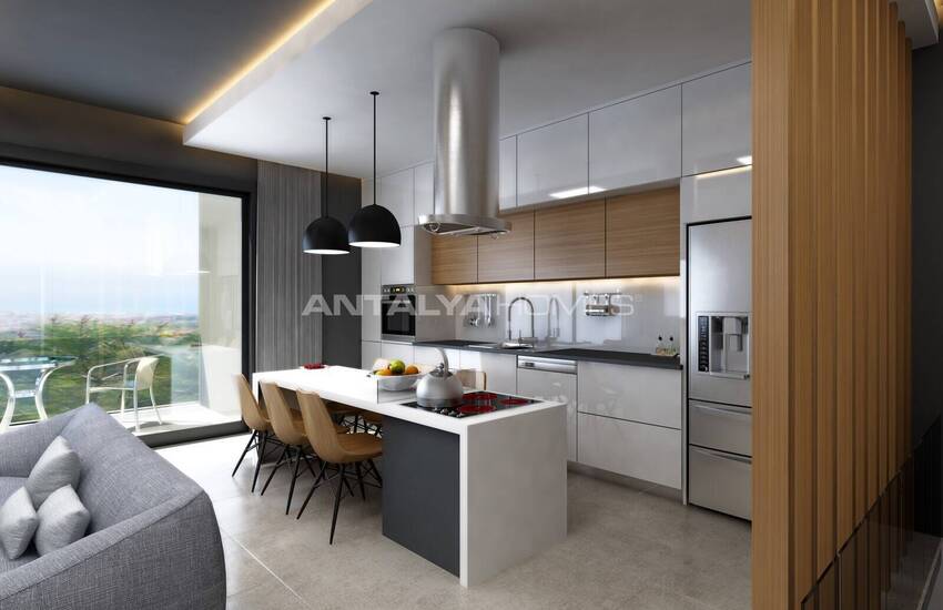 Erdgeschoss Und Duplex Penthouse Wohnungen In Alanya Bektas 13