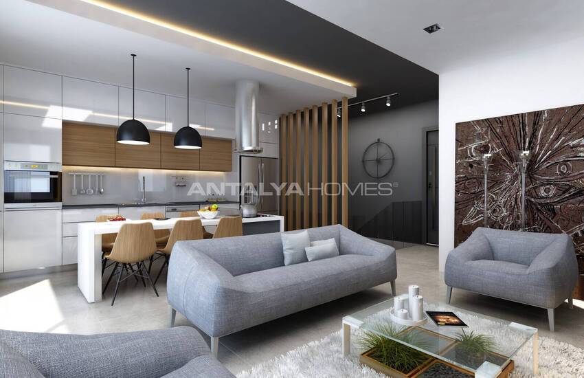 Erdgeschoss Und Duplex Penthouse Wohnungen In Alanya Bektas 14