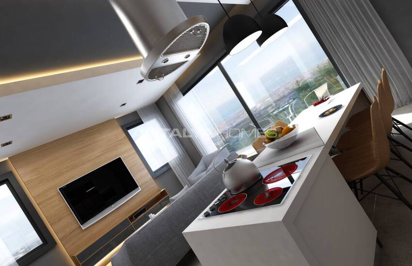 Erdgeschoss Und Duplex Penthouse Wohnungen In Alanya Bektas 15