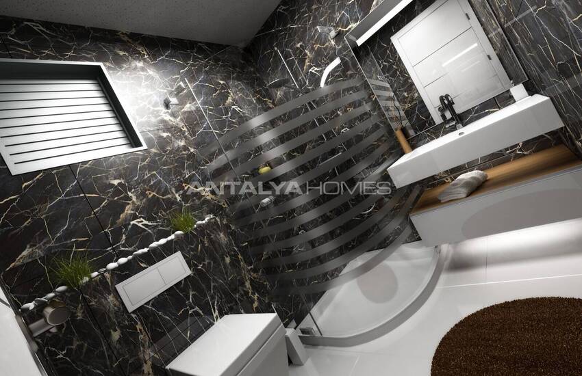 Erdgeschoss Und Duplex Penthouse Wohnungen In Alanya Bektas 17