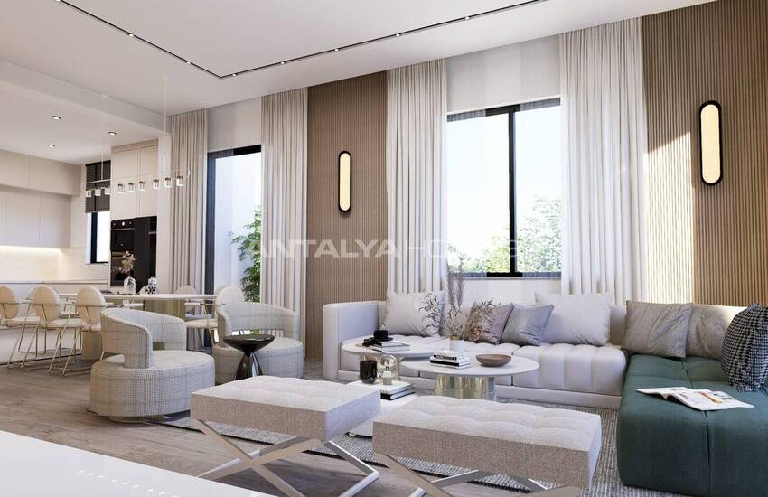 Villas in Complex Near Forest in Antalya Dosemealti 12