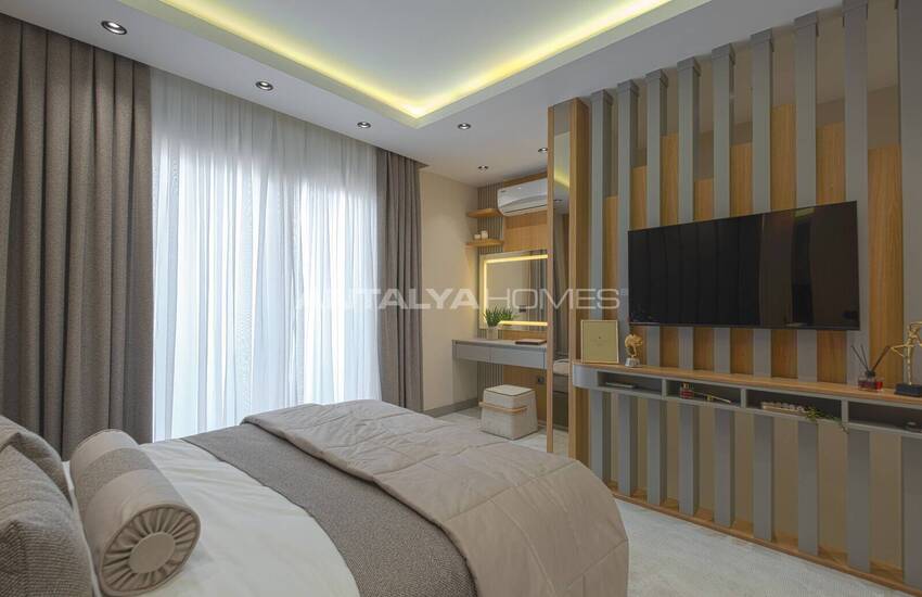 Недвижимость в комплексе с впечатляющими видами в Алании 21