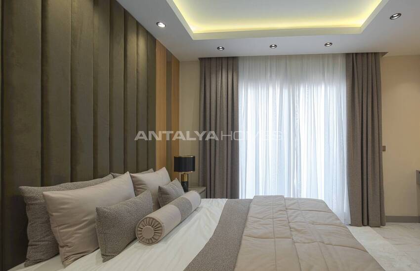 Недвижимость в комплексе с впечатляющими видами в Алании 20