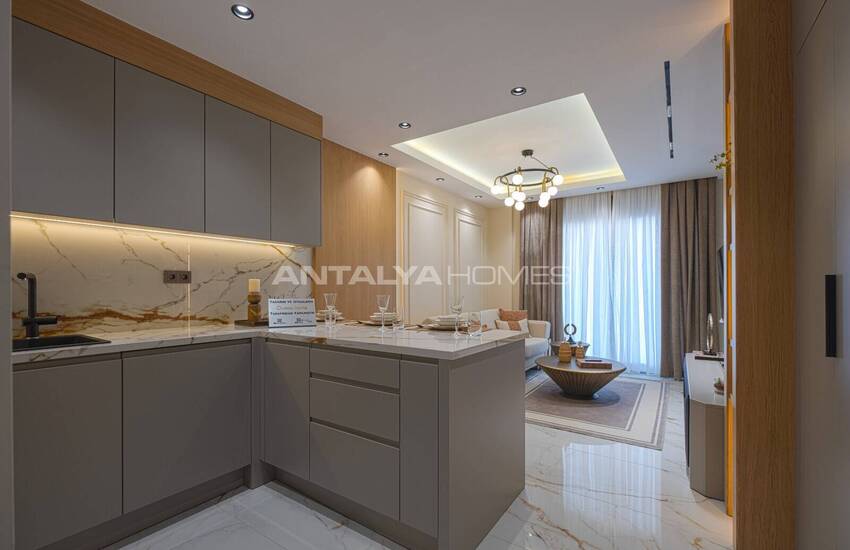 Недвижимость в комплексе с впечатляющими видами в Алании 16