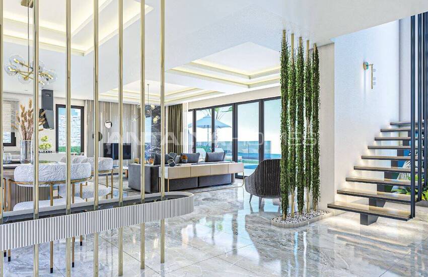 Maisons Vue Mer Avec Systèmes De Maison Intelligente À Alanya 12