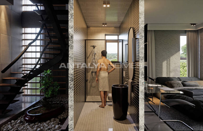 Spacious Detached Villas with Lifts in Antalya Dosemealti 15