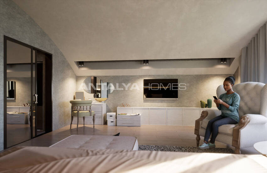 Spacious Detached Villas with Lifts in Antalya Dosemealti 12