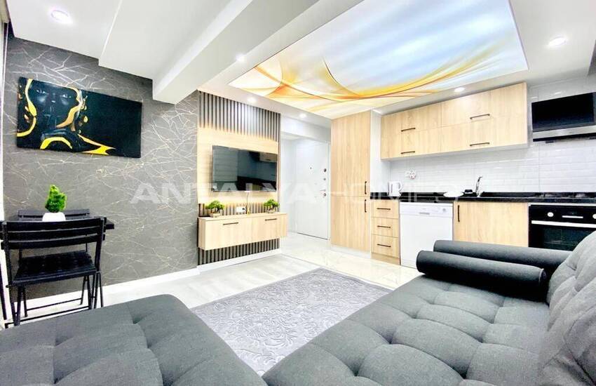 Furnished 1-bedroom Flat with Rental Potential in Antalya Muratpasa
