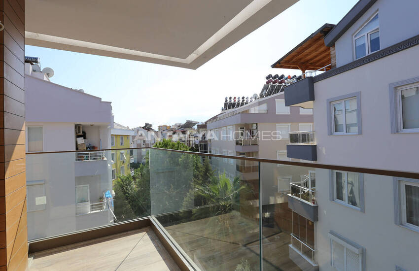 Mountain View Flats in a Complex with Pool in Konyaaltı 36