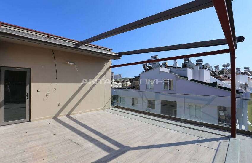 Mountain View Flats in a Complex with Pool in Konyaaltı 37