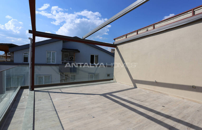 Mountain View Flats in a Complex with Pool in Konyaaltı 39