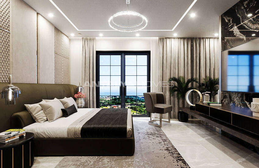 Nieuwbouw Appartementen Met Uniek Ontwerp In Alanya Incekum 34