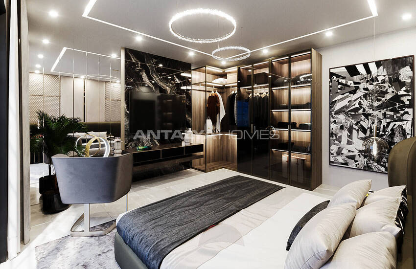 Nieuwbouw Appartementen Met Uniek Ontwerp In Alanya Incekum 36