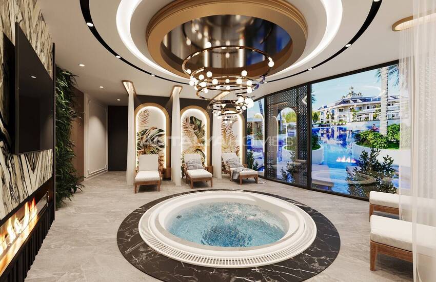 Nieuwbouw Appartementen Met Uniek Ontwerp In Alanya Incekum 44