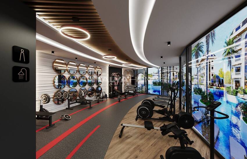 Alanya İncekum'da Eşsiz Tasarımlı Satılık Sıfır Daireler 48