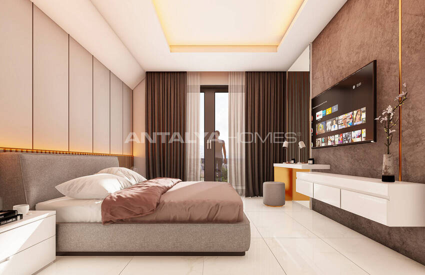 Chic Detached Houses 350 M From the Sea in Payallar Alanya 12