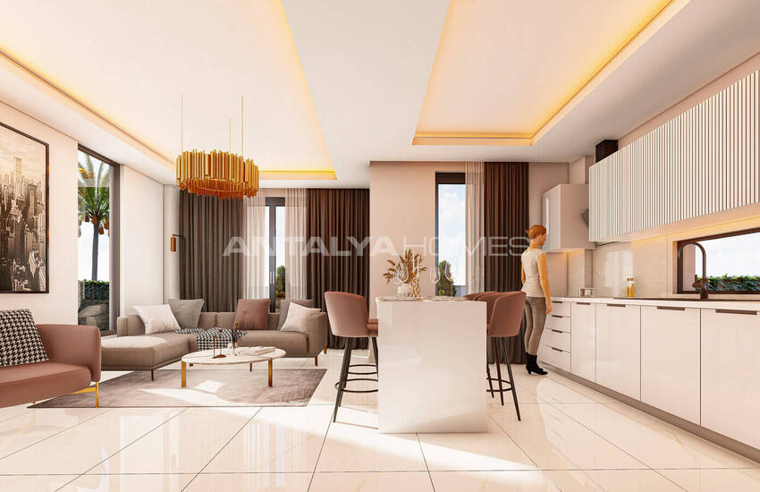 Chic Detached Houses 350 M From the Sea in Payallar Alanya 9