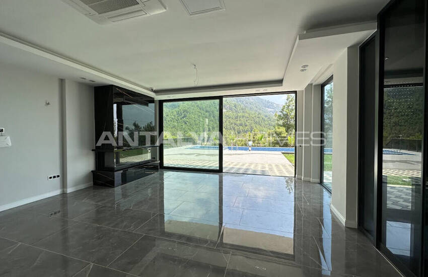 Maison Individuelle Élégante Avec Piscine Privée À Alanya Tepe 44