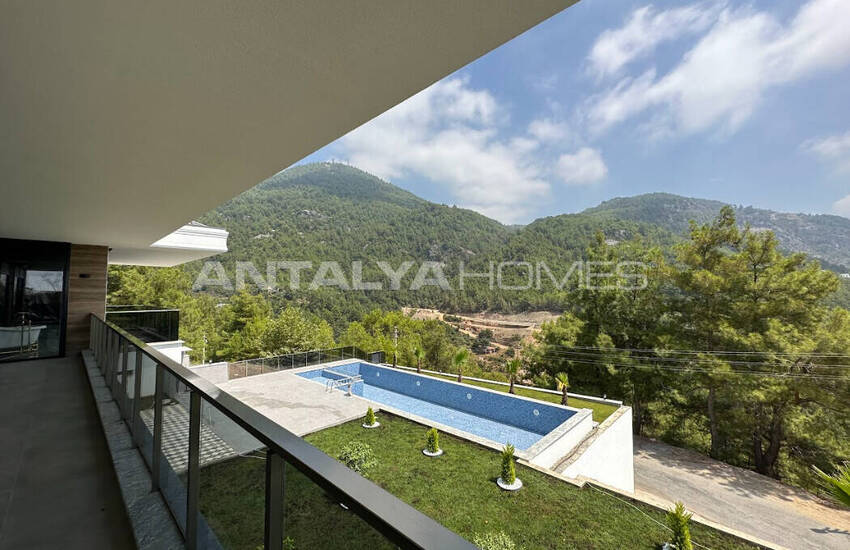 Maison Individuelle Élégante Avec Piscine Privée À Alanya Tepe 49