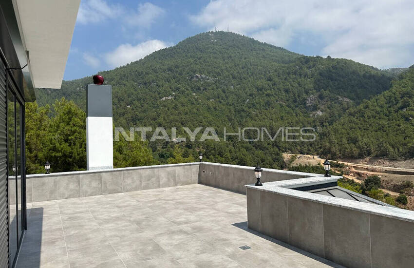 Maison Individuelle Élégante Avec Piscine Privée À Alanya Tepe 34