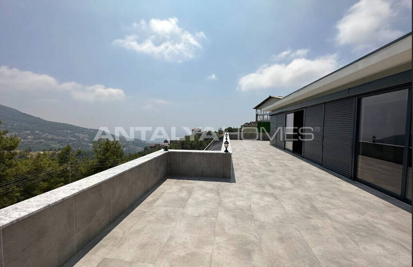 Maison Individuelle Élégante Avec Piscine Privée À Alanya Tepe 33
