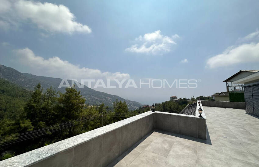 Maison Individuelle Élégante Avec Piscine Privée À Alanya Tepe 32