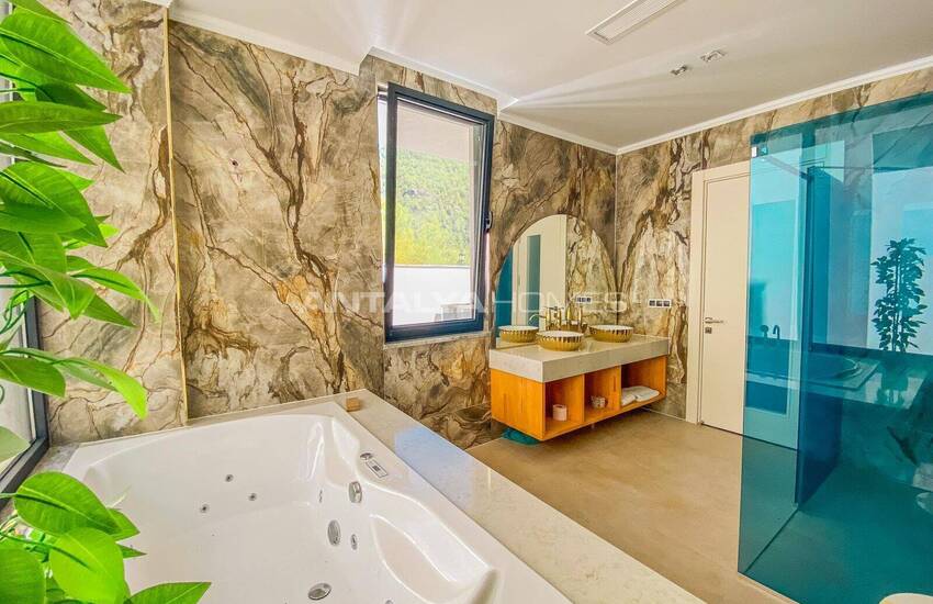 Maison Individuelle Élégante Avec Piscine Privée À Alanya Tepe 30
