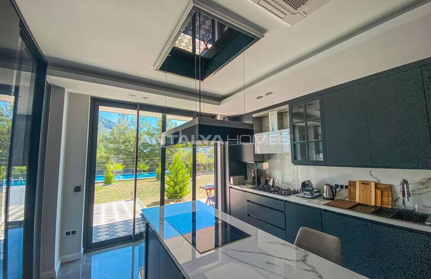 Maison Individuelle Élégante Avec Piscine Privée À Alanya Tepe 27