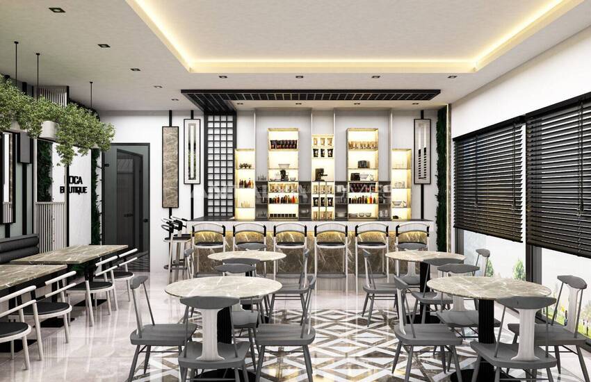 Alanya Avsallar'da Havuzlu Sitede Deniz Manzaralı Daireler 21