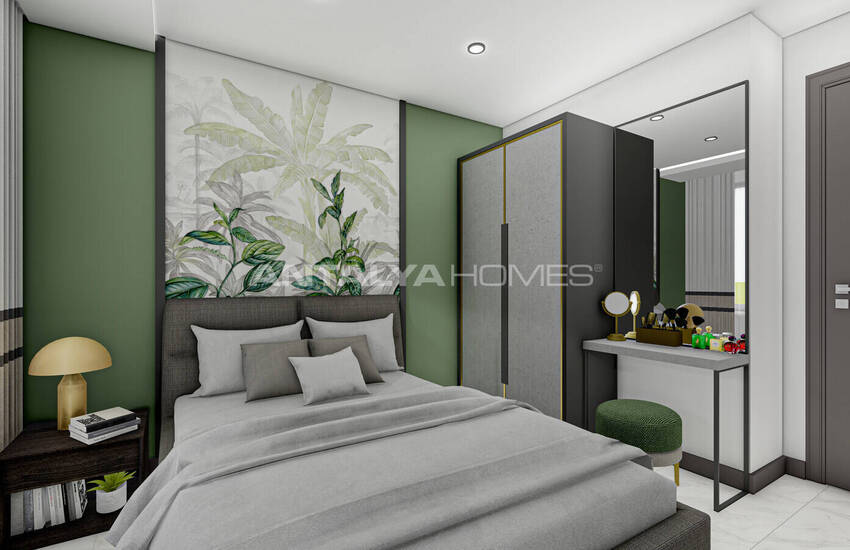 Alanya Mahmutlar'da Zengin Ortak Olanaklı Sitede Daireler 11