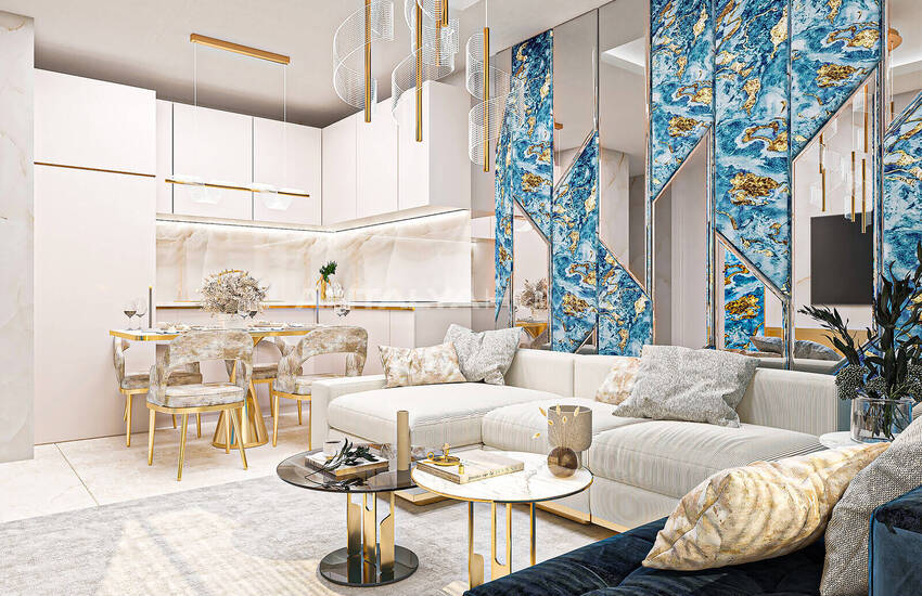 Квартиры в Проекте Рядом с Морем в Алании Демирташ 24