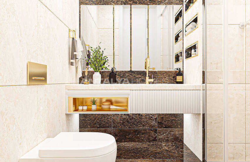 Квартиры в Проекте Рядом с Морем в Алании Демирташ 28