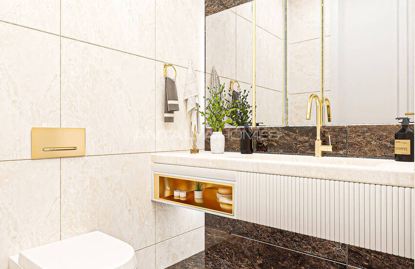 Квартиры в Проекте Рядом с Морем в Алании Демирташ 30