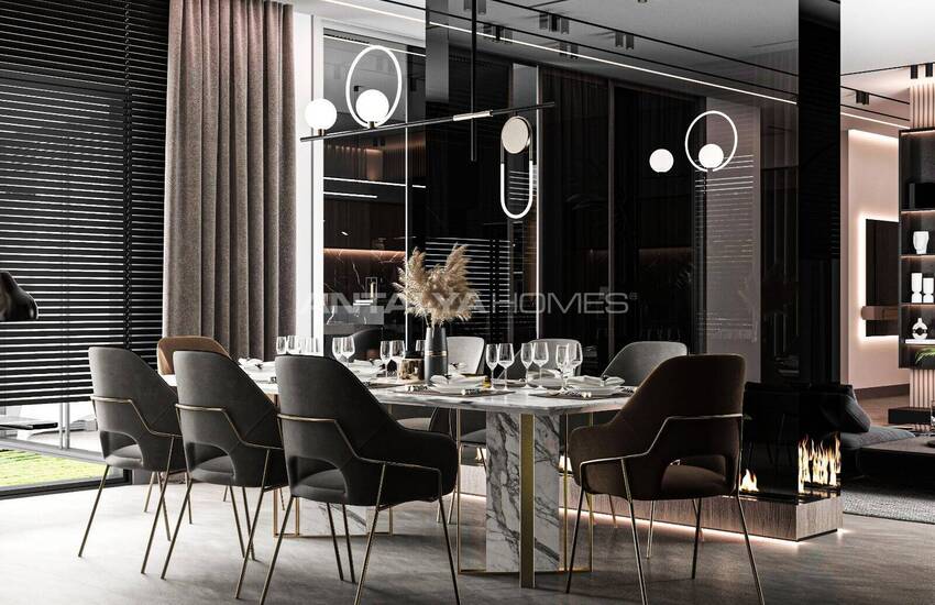 Houses with Spacious High Ceiling Design in Antalya Dosemealti 9