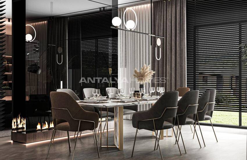 Houses with Spacious High Ceiling Design in Antalya Dosemealti 10