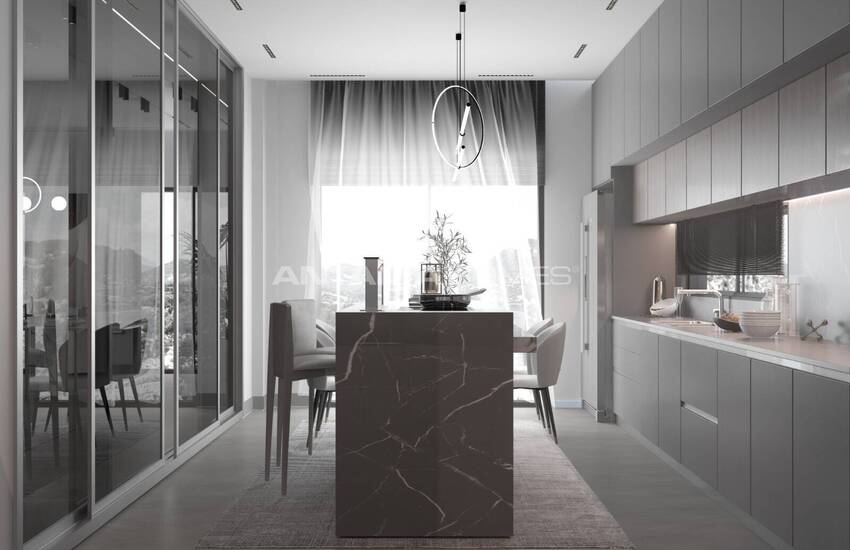 Houses with Spacious High Ceiling Design in Antalya Dosemealti 13