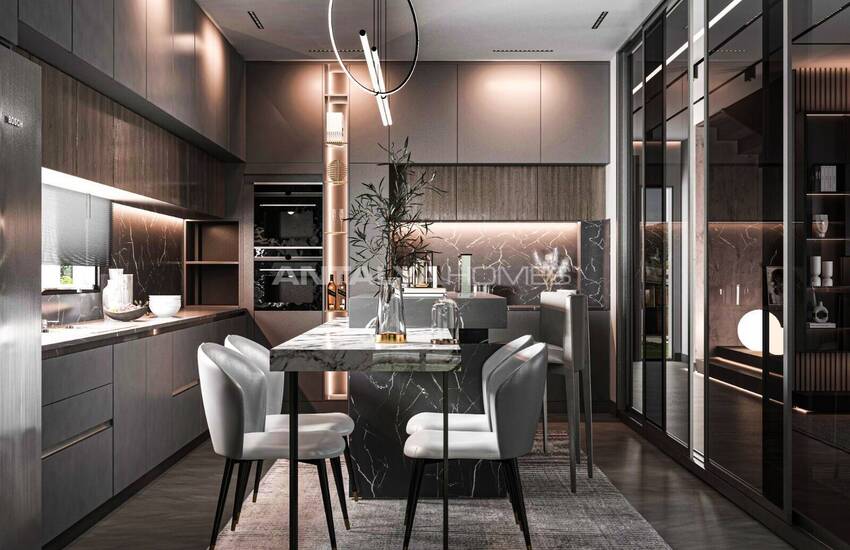 Houses with Spacious High Ceiling Design in Antalya Dosemealti 15