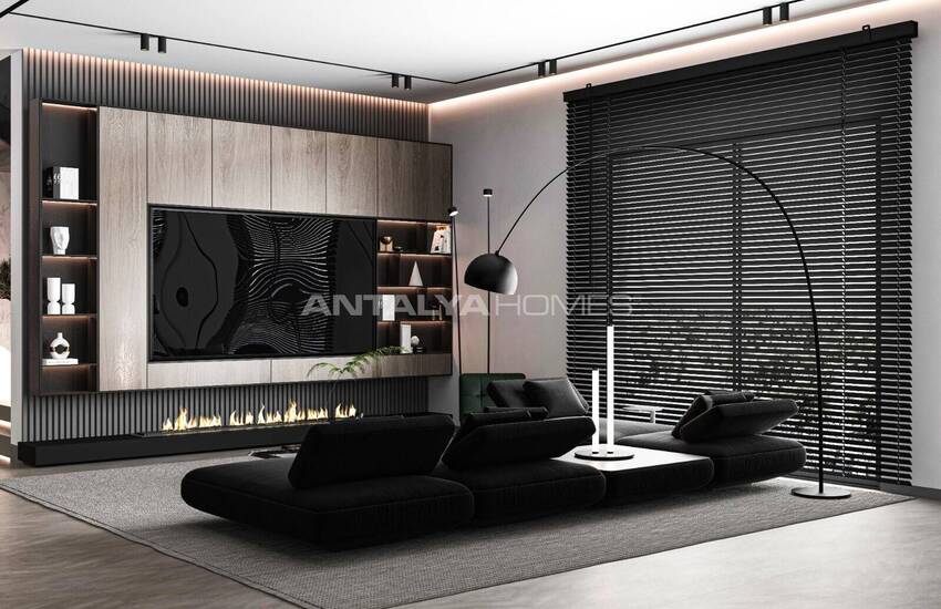 Houses with Spacious High Ceiling Design in Antalya Dosemealti 8