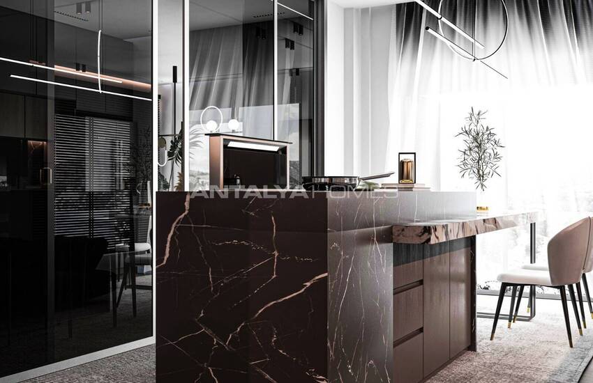 Houses with Spacious High Ceiling Design in Antalya Dosemealti 18